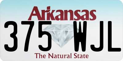 AR license plate 375WJL