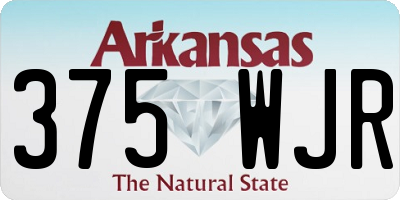 AR license plate 375WJR