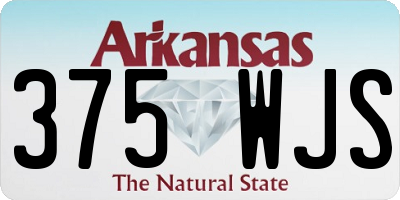 AR license plate 375WJS