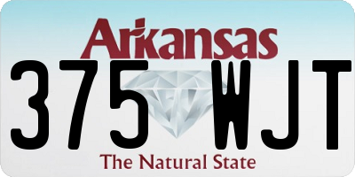 AR license plate 375WJT
