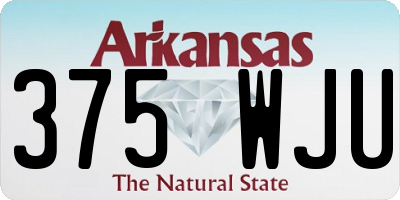AR license plate 375WJU