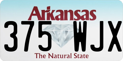 AR license plate 375WJX