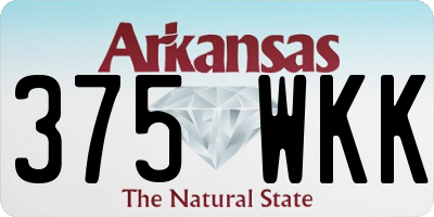 AR license plate 375WKK