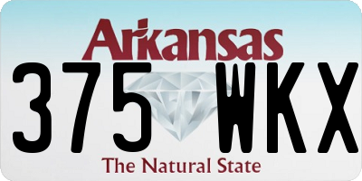AR license plate 375WKX