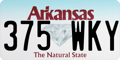 AR license plate 375WKY