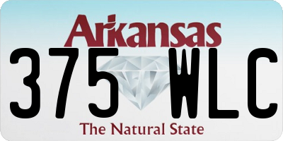 AR license plate 375WLC