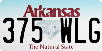 AR license plate 375WLG
