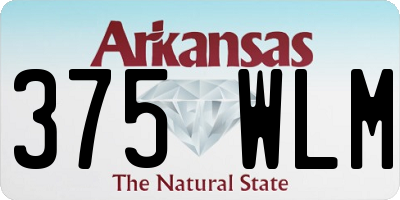 AR license plate 375WLM