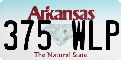AR license plate 375WLP