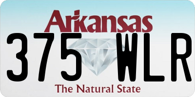AR license plate 375WLR