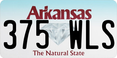 AR license plate 375WLS