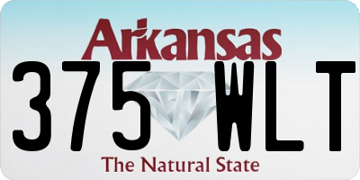 AR license plate 375WLT