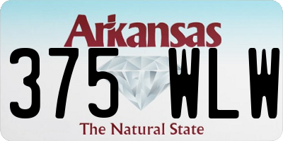 AR license plate 375WLW