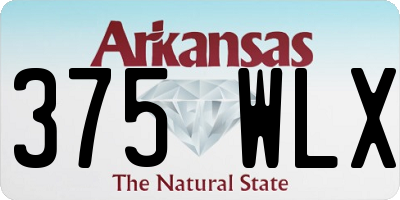 AR license plate 375WLX