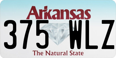 AR license plate 375WLZ