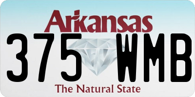 AR license plate 375WMB