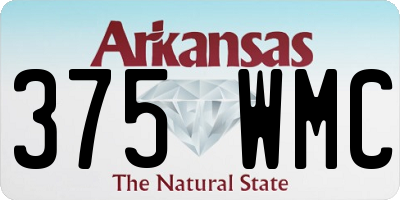 AR license plate 375WMC
