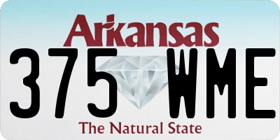 AR license plate 375WME