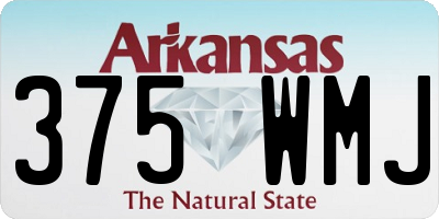 AR license plate 375WMJ
