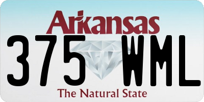 AR license plate 375WML