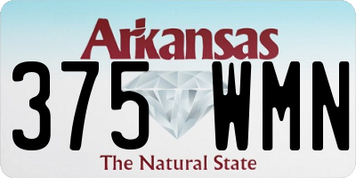 AR license plate 375WMN