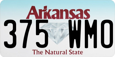 AR license plate 375WMO
