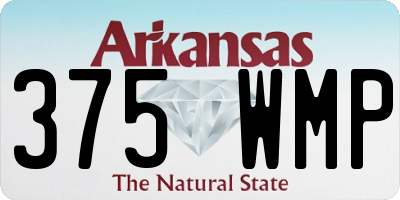 AR license plate 375WMP