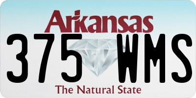 AR license plate 375WMS