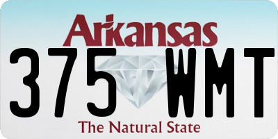 AR license plate 375WMT