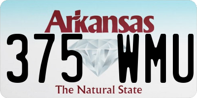 AR license plate 375WMU