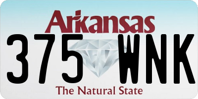 AR license plate 375WNK