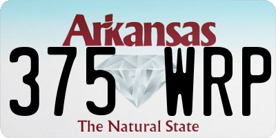 AR license plate 375WRP