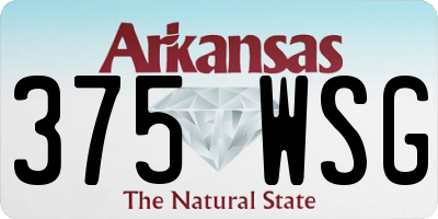 AR license plate 375WSG