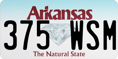 AR license plate 375WSM