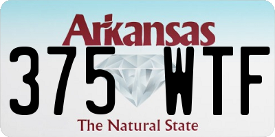 AR license plate 375WTF