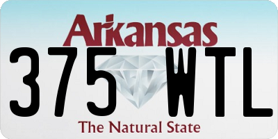 AR license plate 375WTL