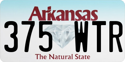 AR license plate 375WTR