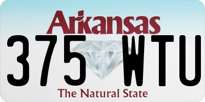 AR license plate 375WTU