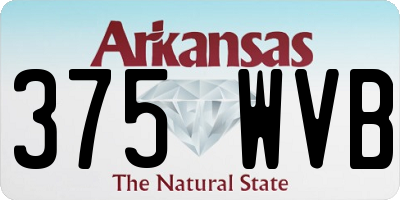 AR license plate 375WVB