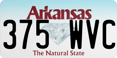 AR license plate 375WVC