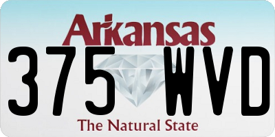 AR license plate 375WVD