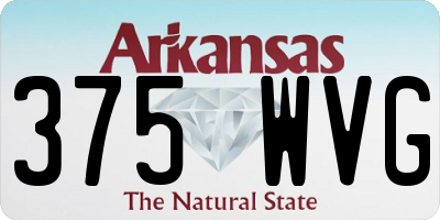 AR license plate 375WVG