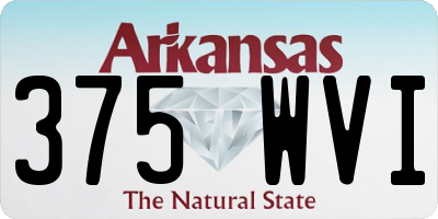 AR license plate 375WVI