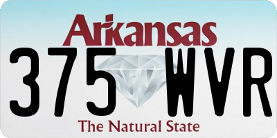 AR license plate 375WVR