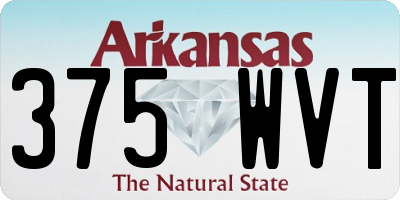 AR license plate 375WVT