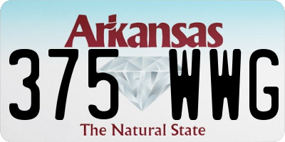 AR license plate 375WWG