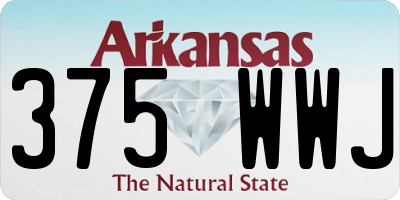 AR license plate 375WWJ