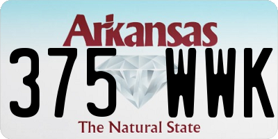 AR license plate 375WWK