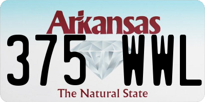 AR license plate 375WWL