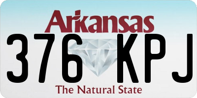 AR license plate 376KPJ